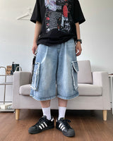 Indie Bermuda Cargo Denim Pants