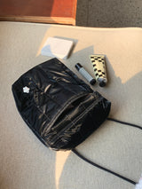 mini pocket bag - padding glossy black