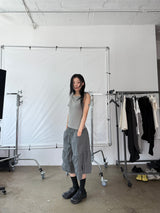  FRILL BERMUDA PANTS