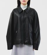 Storm Leather Zip Jacket