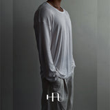 [HFORUS MADE]Forus U - ネックロングスリーブス イン ホワイト