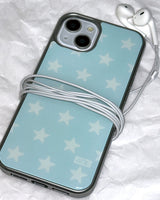 [made] soda jelly star sky phone case (epoxy silver bumper)