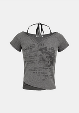 Mellow Chaos Strap  Half T-shirt