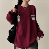 Football Two-Line Loose Fit Sweatshirt