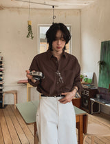 24SSフォーエバーリネンポケットシャツ (8 color)