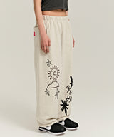 SUNMARK SWEAT PANTS (OATMEAL)