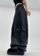 GRADIENT + BALLOON + CARGO DENIM🖤🤍🩶