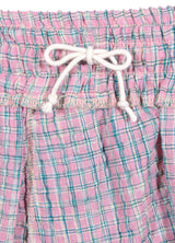 CHECK BOXER SHORTS_Pink