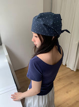 コーセル Uネック サイドシャーリング ショートスリーブTシャツ