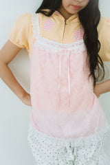 MOGU DOT LACE SHORTS 