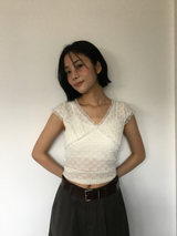 Dolly cap sleeve t-shirt (2color) 