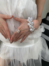 Pearl crochet bracelet