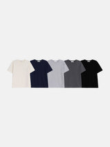 [1+1] LMN Vネッククロッピードマッスルフィットショートスリーブド (5 colors)