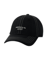 26SS CONTRAST STITCH NYLON BALL CAP