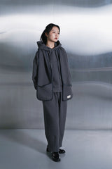 VINTAGE DIA-QUILTING HOODY (Charcoal)