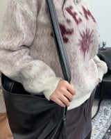 メリッドサンモヘアクロップニット