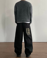 Flag Brushed Wool Knit