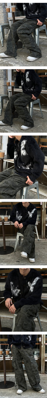 [Unisex] 4ポケットカーゴカーモパンツ