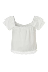 Sorbet top - white