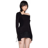 WMNS BEUTER® BLACK BALACLAVA HOODIE / WMNS BEUTER® ブラック バラクラバフーディ