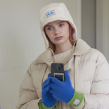Sprinkle Teddy Reversible Trooper Hat (Ivory)