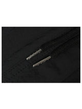 PATCH POINT NYLON CARGO HALF PANTS - BLACK