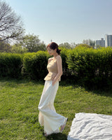 Econ shirring blouse