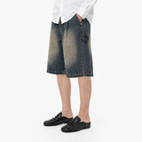 urban carpenter bermuda denim pants (muddy indigo)