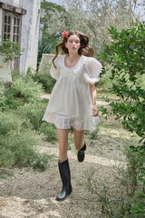 Romantic vintage mini dress