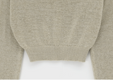 [MADE] Levinson Tape Boat Neck Knit