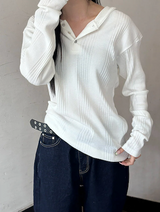 [Unisex] Relax golgi hood sleeves(4color)