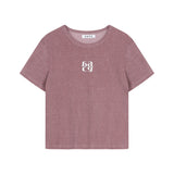Silver Foil Tshirt Gray & Pink
