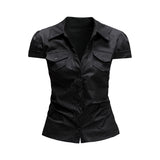 Kaia Utility Pocket Blouse
