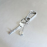 Roll & Key Keychain