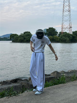 LMN VerTrack Air-Fit Short-Sleeved T-Shirt + Crack CHAMP Line Wide Pants