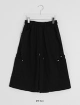 [unisex] ニニンポケットバミューダバンディングパンツ