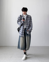 Exi Wide Bermuda Denim