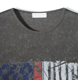 フレームヴィンテージプリントロングスリーブTシャツ