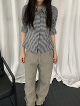Lecca Rolled-up Check Shirt