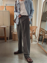 エリン セミワイドスリットスラックス