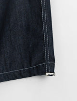 [unisex] Orihi Non-Fade Banding Wide Denim Pants