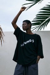 ダイアゴナルピン二ット1/2ボックスtシャツ