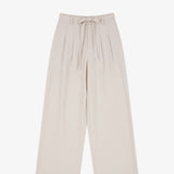 Waist String Pants Beige