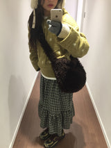 ピーチプライドティアードロングスカート (2 Colors)