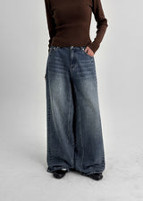 [MADE] Zepa Cut Wide Denim Pants