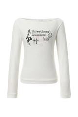 Marlene tee - ivory