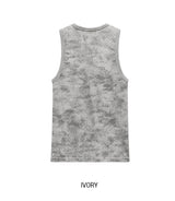 26SS★ [PLAN MADE/MADE]アシッド ヘンリーネック ウォッシング スリーブレス