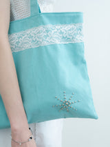 XND LACE ECO BAG_MINT
