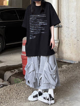 テキスト テンタ オーバーサイズド Tシャツ