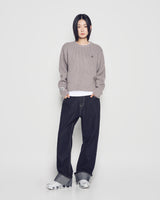 25FW ロールアップデニムパンツ